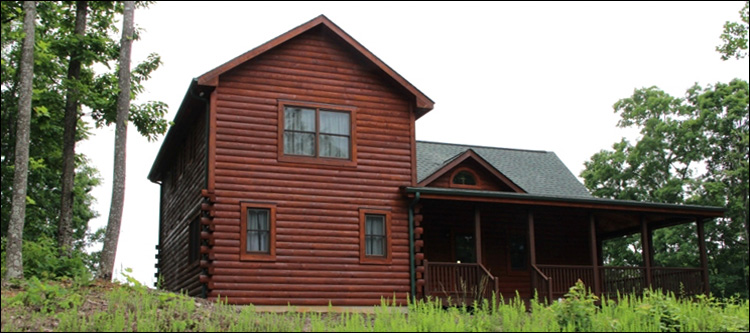 Professional Log Home Borate Application  Elmore County, Alabama